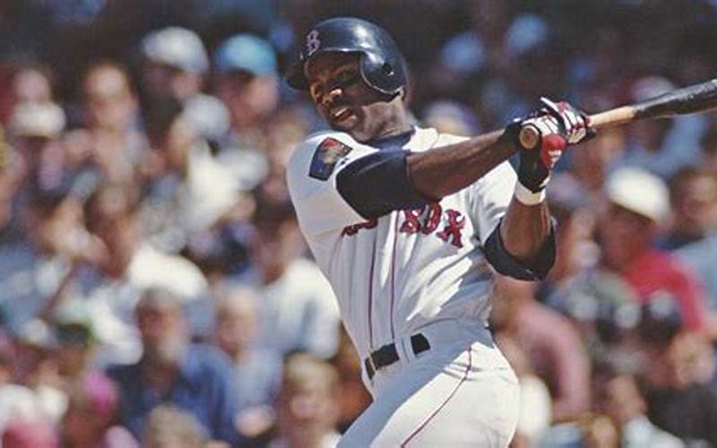Lee Tinsley With Boston Red Sox