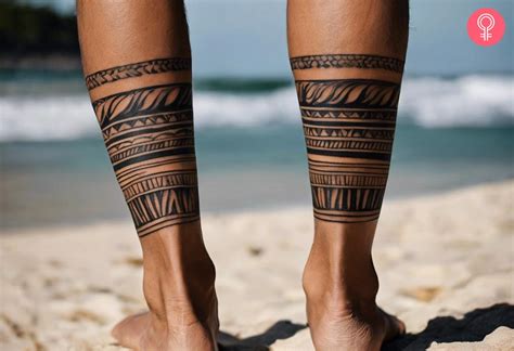 Leg Band Tattoo
