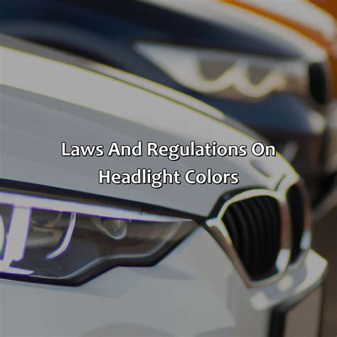 Legal Consequences of Headlights