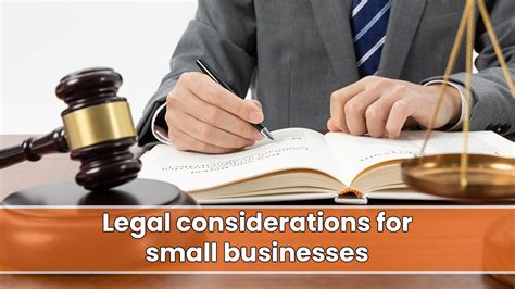 Legal Considerations For Small Businesses And Startups