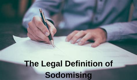 Unveiling the Legal Intricacies: Decoding the Definition of Sodomising!