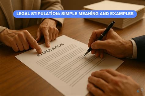 Behold the Power of Stipulation: Understanding the Legal Definition and Significance of this Binding Agreement