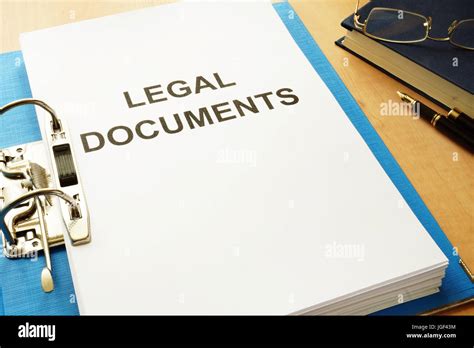 Legal Documents Closeup