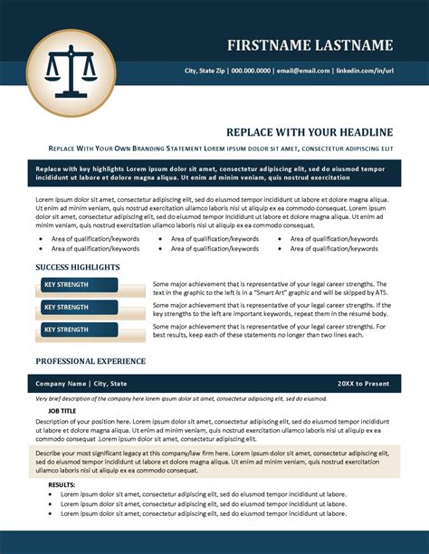 Best Attorney Resume Example LiveCareer