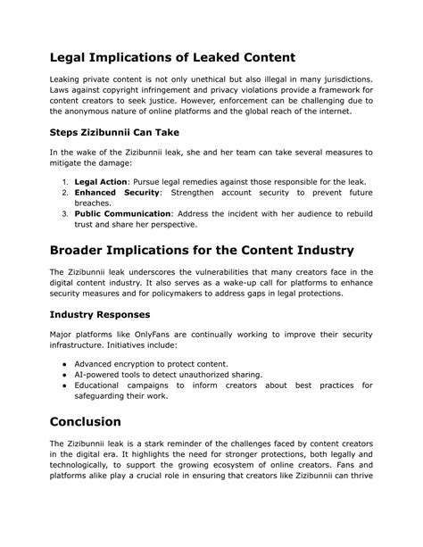 Legal implications of leaked content