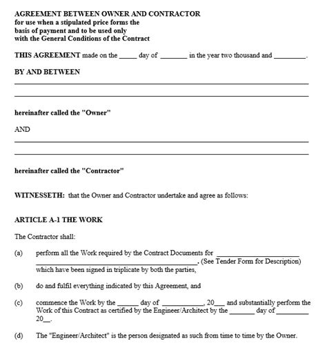 √ Free Editable Legally Binding Contract Template Templateral