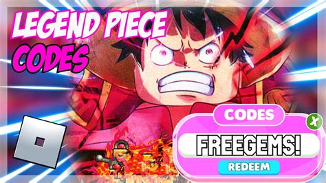 Legend Piece Codes - Roblox