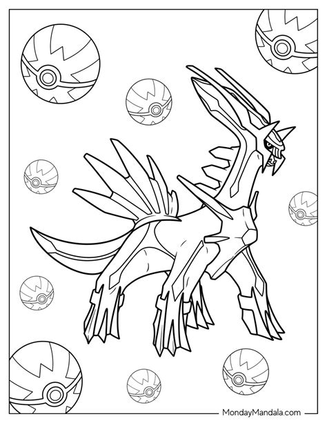 Legendary Pokemon Coloring Sheets