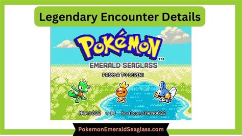 Legendary Pokemon Details