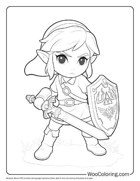 Legends Of Zelda Coloring Pages