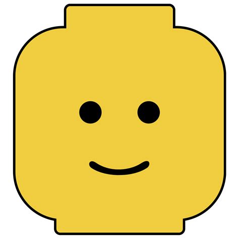 Lego Minifigure Head Template