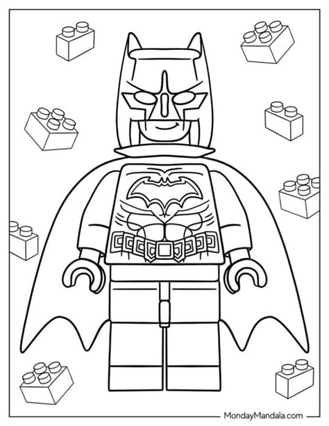 Lego Batman Color Page