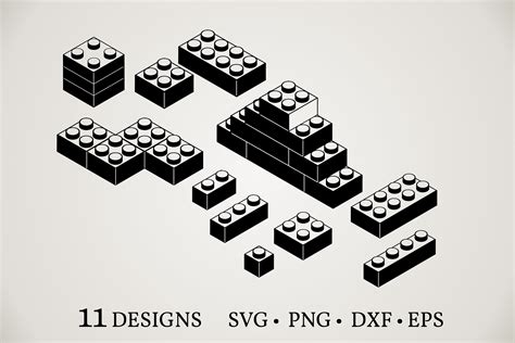 Download Lego Block Vector DXF Files