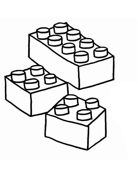 Lego Bricks Coloring Pages