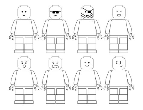 Lego Figure Printable