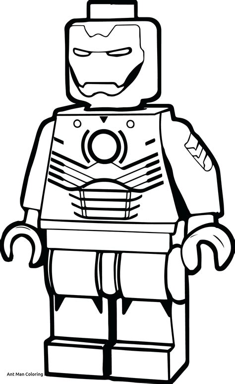 Lego Man Coloring Pages