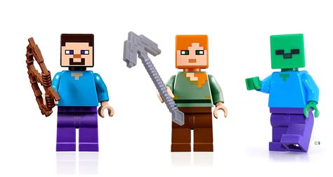 Lego Minecraft Steve Y Alex