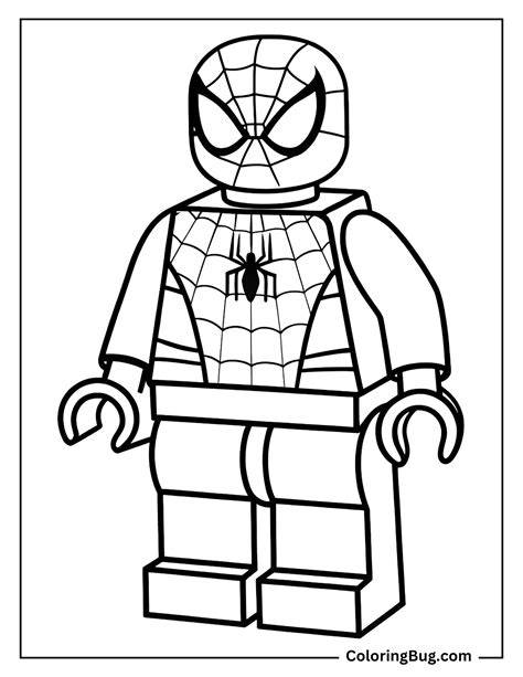 Lego Minifig Coloring Page