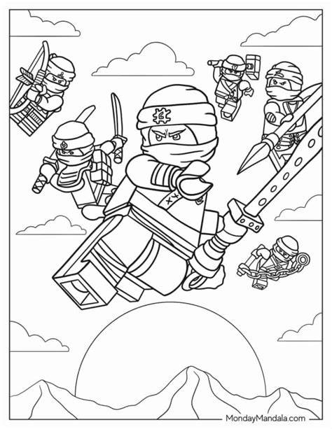 Lego Ninja Coloring Page