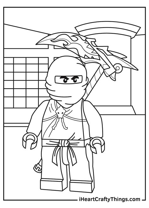 Lego Ninja Coloring Pages