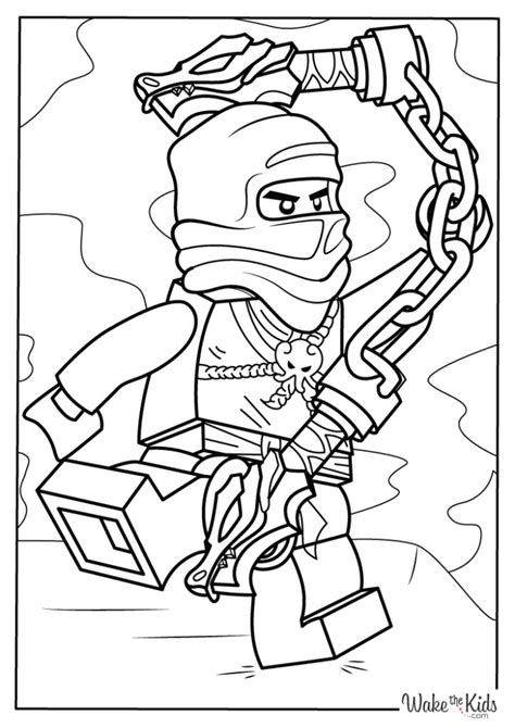 Lego Ninjago Color Page