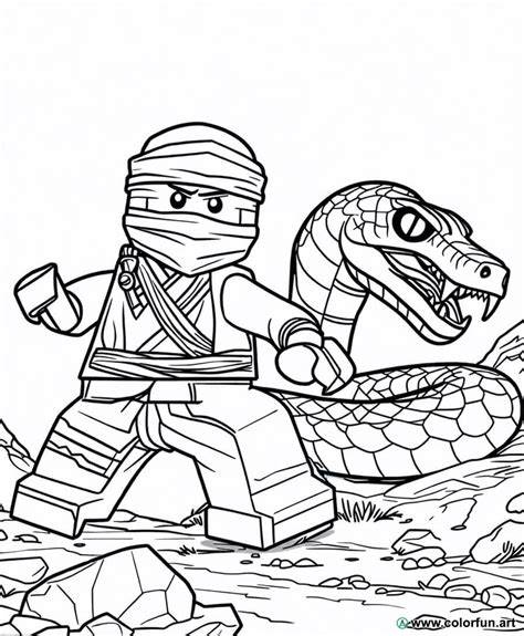 Lego Ninjago Snake Coloring Pages