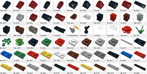 Lego Pieces Catalog