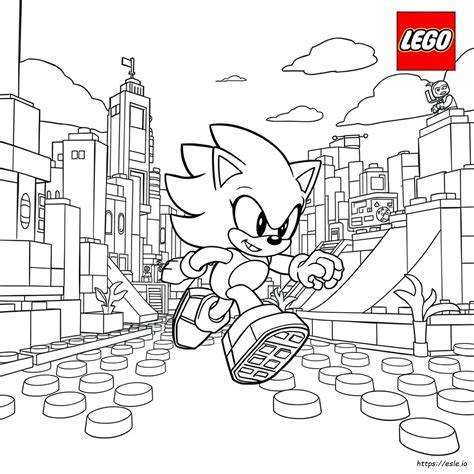 Lego Sonic Coloring Pages