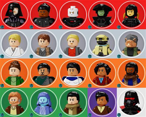 Lego Star Wars Character Icons Names