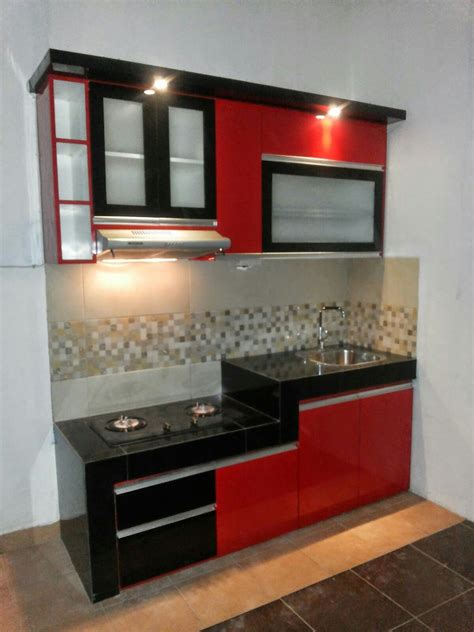 gambar lemari dapur sederhana dan simple Portu Interior