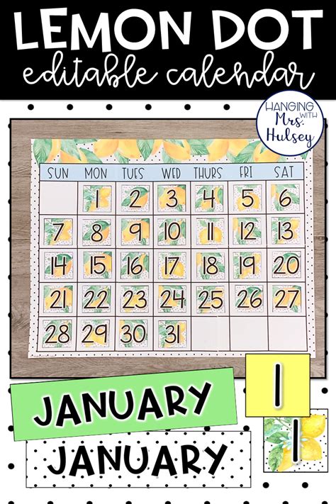 Lemon Avenue Elementary Calendar