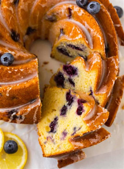 Lemon Blueberry Bundt Cake