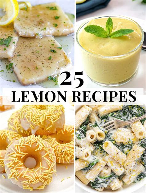 Lemon dishes