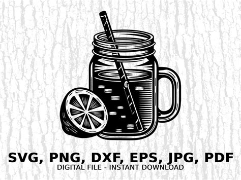 Download Lemonade Jar with Prices DXF Files