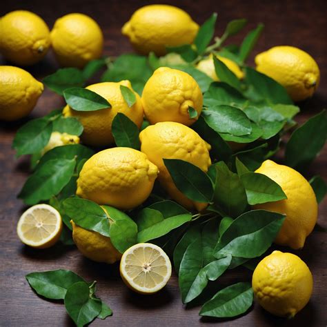 Lemons With Leaves