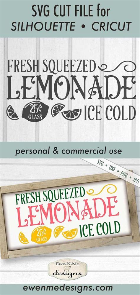Download Lemons and Lemonade SVG Cut File Commercial Use DXF Files