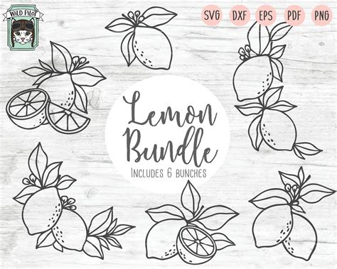 Download Lemons and Lemonade SVG Cut File Easy Edite