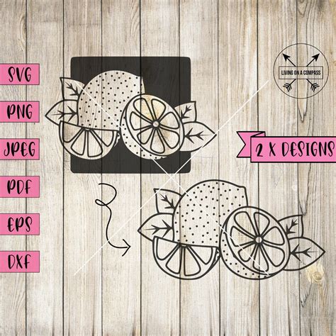 Download Lemons and Lemonade SVG Cut File Files
