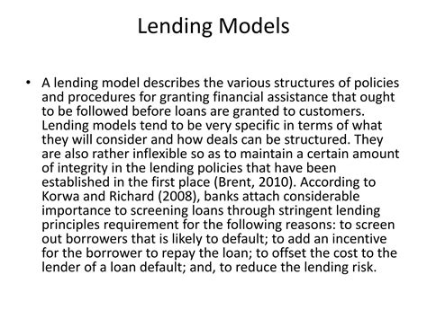 Lender Specific Policies and Stacking Loans