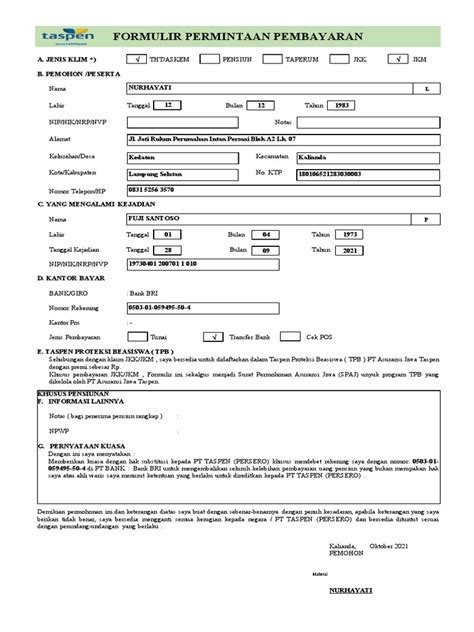 Lengkapi Formulir Pembayaran
