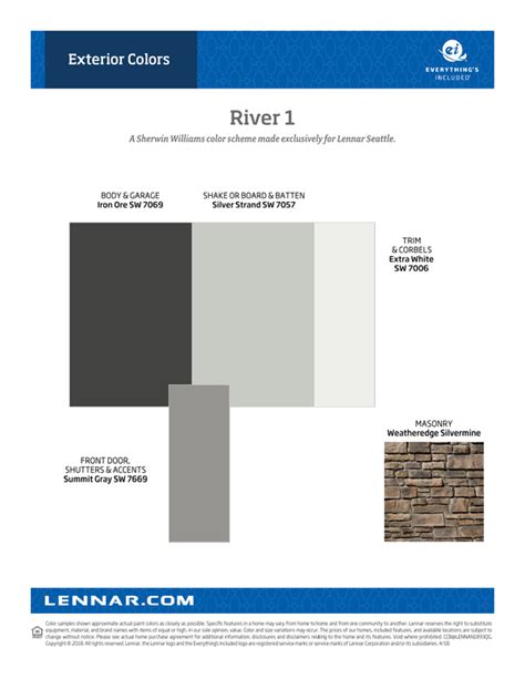 Lennar Homes Ceiling Paint Color