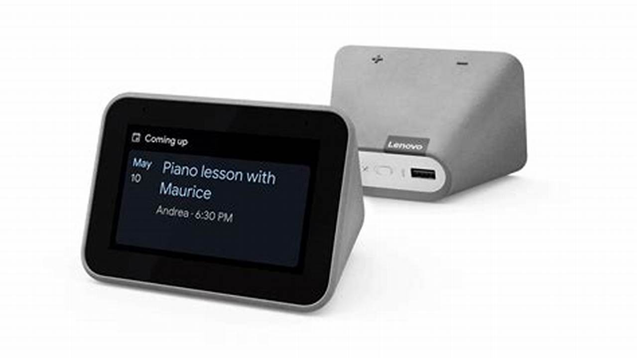 Lenovo Smart Clock Google Calendar