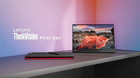 Lenovo ThinkVision M14t design