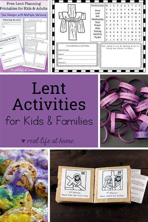 Lent Activities for Kids