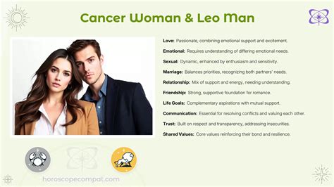 The Magnetic Connection of Leo Man and Cancer Woman: Discover the Power of Love and Trust!