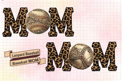 Download Leopard Baseball Mom Commercial Use