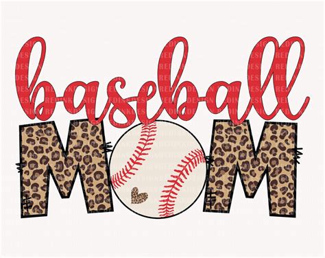 Download Leopard Baseball Mom Easy Edite