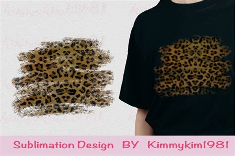 Download Leopard Brushed Splash Sublimation PNG Commercial Use
