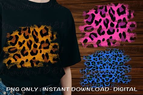 Download Leopard Brushed Splash Sublimation PNG Images