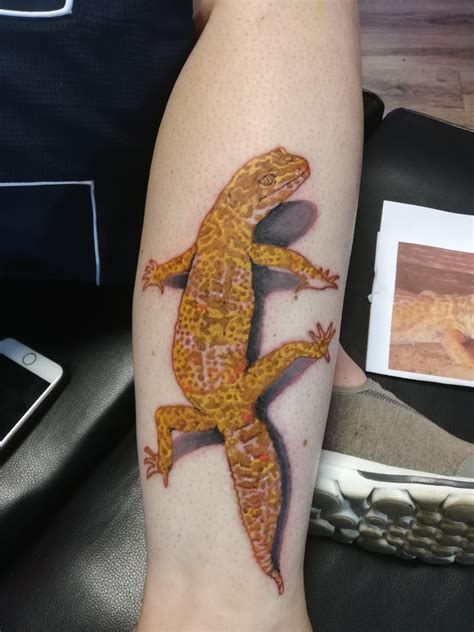 Leopard Gecko Tattoo